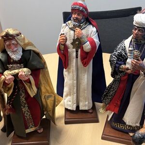 Simpich rare set of Three Wise Men Figurines